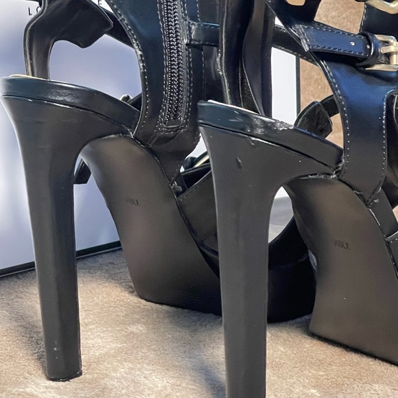Guess Black Strappy Heels - Picture 10 of 16